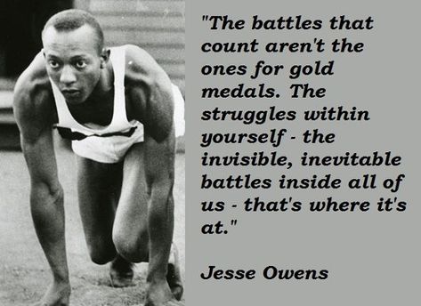 Today is #AllOrNothingDay & Jesse Owens should inspire all of us to overcome challenges and adversity. Share a quote that motivates and inspires you! #Olympics #Dedication #Determination #Hardwork #Inspiration #Motivation #Battles #JesseOwens Jesse Owens Quotes, Jessie Owens, Man Grooming, Running Motivation Quotes, Athlete Quotes, Jesse Owens, Sports Players, Word Quotes, Track Meet