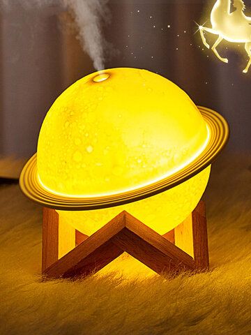 Portable Air Purifier, Humidifier Essential Oils, Bedroom Night Light, Moon Lamp, Aroma Essential Oil, Cool Mist Humidifier, Air Humidifier, Fragrance Diffuser, Aroma Diffuser