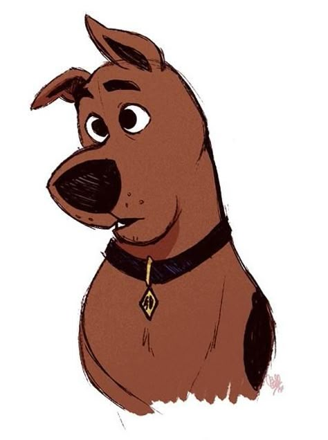 Scooby Scooby Doo Images, Drawing Disney, Scooby Dooby Doo, Scooby Doo Mystery, Disney Animals, About The Artist, Cartoon Dog, A Cartoon, A Drawing