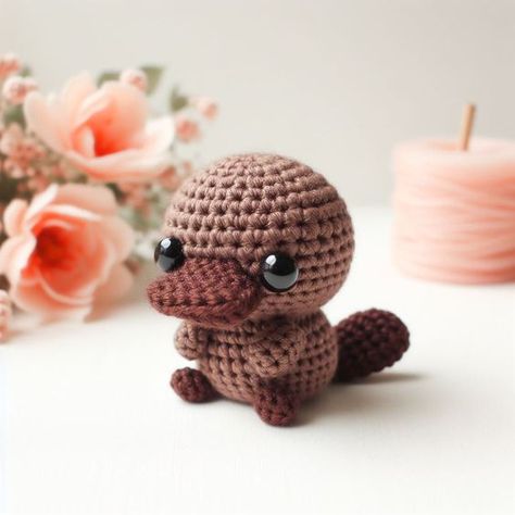 Tiny Platypus Crochet Pattern , Amigurumi Mini Australian Animal Crochet PDF Ebook , Begin 😍 Save This Pin, Then Visit Our Website crochet doll appliques, disney crochet appliques, crochet deer appliques, disney princess crochet appliques, crochet dinosaur appliques free pattern, what to do with crochet appliques, crochet easter appliques, easy crochet flower pattern free appliques, appliques au crochet en francais Platypus Crochet Pattern, Crochet Mini Amigurumi, Crochet Platypus, Mini Crochet Animals, Crochet Deer, Crochet Kids, Animal Crochet, Crochet Dinosaur, Plushie Patterns