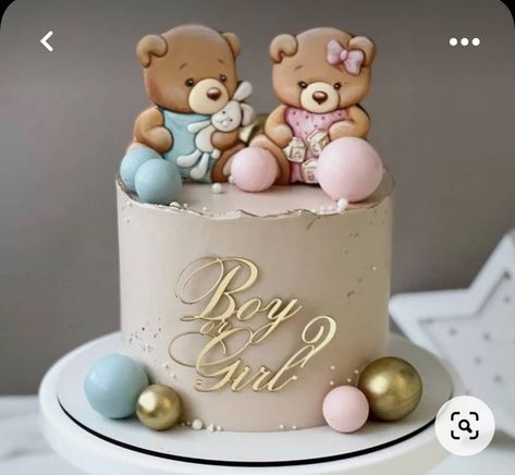 Gateau Gender Reveal, Baby Reveal Cake Ideas, Pastel Gender Reveal Party, Foto Gender Reveal, Baby Gender Reveal Cake, Gender Reveal Cake Ideas, Baby Shower Gender Reveal Cake, Baby Reveal Cakes, Baby Shower Cake Designs