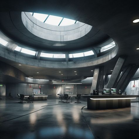 Police Station Interior, Police Station, Sleek Design, Sleek, Design