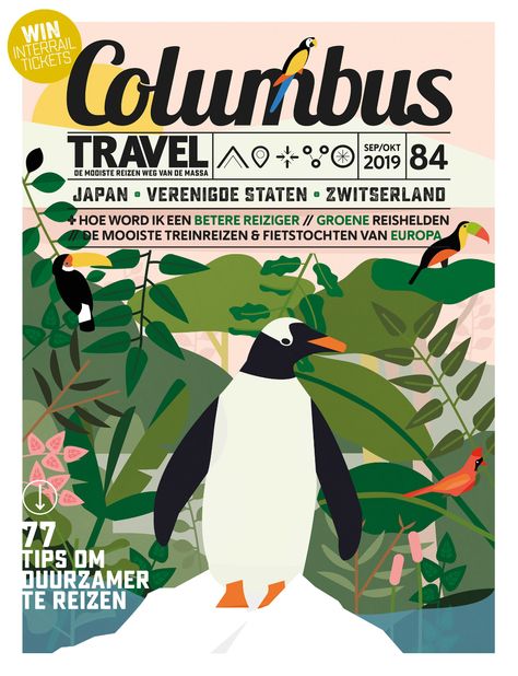 Columbus Travel Magazine Sustainable Travel Cover on Behance Sustainability Magazine, Traveling Magazine, Travel Magazine Cover, Nature Magazine, Magazine Cover Ideas, Magazine Design Cover, Ad Layout, Illustration Sketchbook, Book Cover Illustration