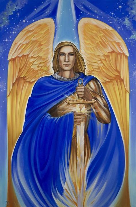 Archangel Michael Archangel Michael Art, Arch Angels, Only Angel, Healing Angels, Angelic Realm, Michael Art, Month Of May, Angels Among Us, Image Painting