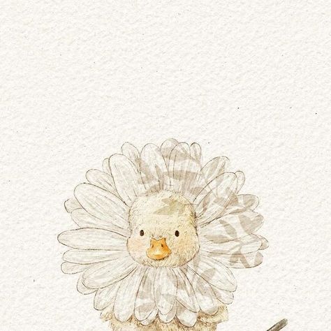 Daisy Costume, Meaningful Drawing, Drawing Challenges, Cute Easy Doodles, Easy Doodles, Meaningful Drawings, Whimsical Illustration, Simple Doodles, Watercolor Animals