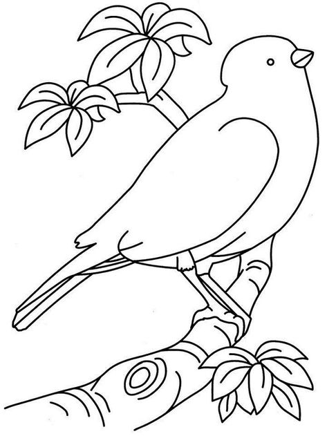 Easy Printable Coloring Pages Bird | Learning Printable Coloring Pictures For Kids, Bird Coloring, Family Coloring Pages, Flag Coloring Pages, Bird Coloring Pages, Easy Coloring Pages, Mandala Coloring Pages, Bird Drawings, Cute Coloring Pages