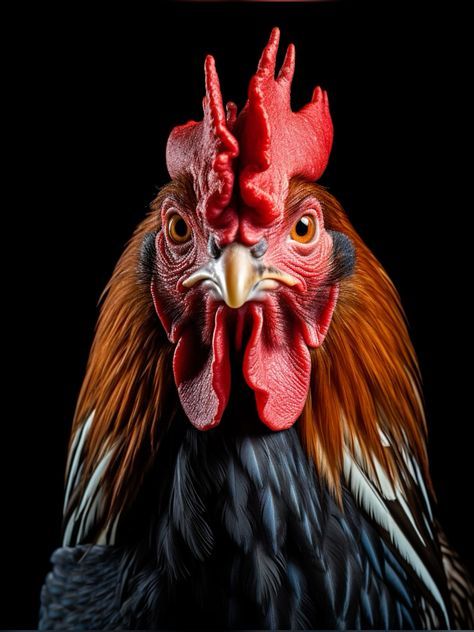 Rooster Portrait, Nature Is Beautiful, Chicken Drawing, Wild Animals Photography, Animal Eyes, Breathtaking Nature, Rooster Painting, Animals And Nature, Skull Art Drawing