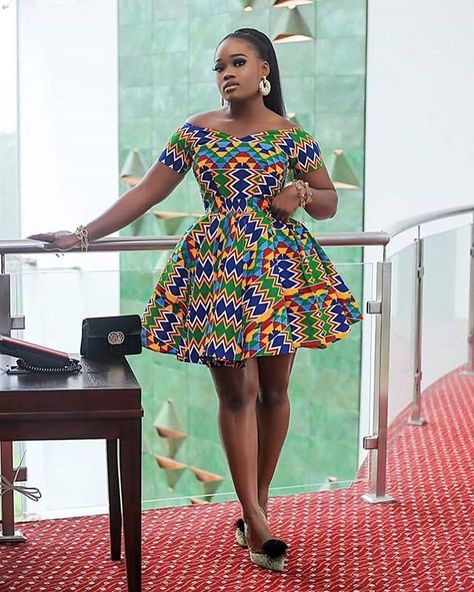 Short Ankara Dresses, Ankara Short Gown Styles, Outfit Essentials, Ankara Dress Styles, Short African Dresses, Ankara Gown Styles, Afrikaanse Mode, Short Dress Styles, African Fashion Ankara