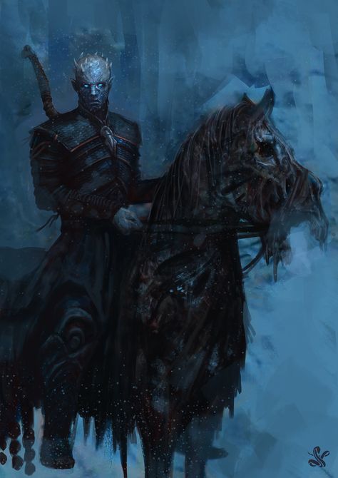 White Walker King Fantasy Night, Game Of Thrones 3, Game Of Thrones Artwork, White Walker, Asoiaf Art, Kings Game, Night King, Rpg Map, Gra O Tron