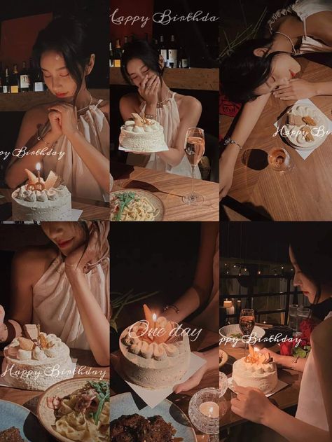 Bday Photo Ideas Aesthetic, Happy Birthday Pose, Birthday Cafe Pose, Cafe Photoshoot Instagram, Birthday Pic Ideas Instagram, Birthday Cake Pose, Poses With Cake, Aesthetic Birthday Poses, Birthday Concept