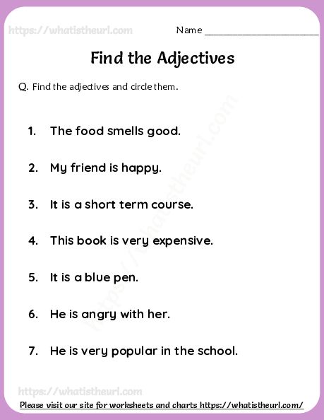 Adjectives Worksheets For Grade 1 - Exercise 2 - Your Home Teacher Adjectives For Kids, Nouns And Verbs Worksheets, Adjectives Grammar, Adjectives Worksheet, Conjunctions Worksheet, Worksheets For Grade 1, English Opposite Words, Reading Comprehension For Kids, Printable Alphabet Worksheets