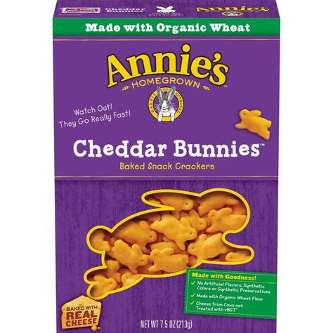 Playdate snack ideas for preschoolers. Annies Snacks, Snack Crackers, Keju Cheddar, Annies Homegrown, Cheddar Crackers, Baked Crackers, Organic Snacks, Cheese Cultures, Organic Milk