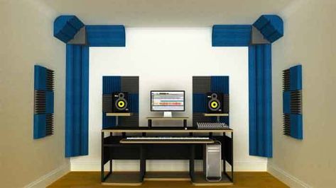 corner-bass-traps Ruangan Studio, Studio Foam, Music Room Design, Home Recording Studio Setup, Recording Studio Setup, Acoustic Foam, Bass Trap, Recording Studio Design, Home Studio Setup