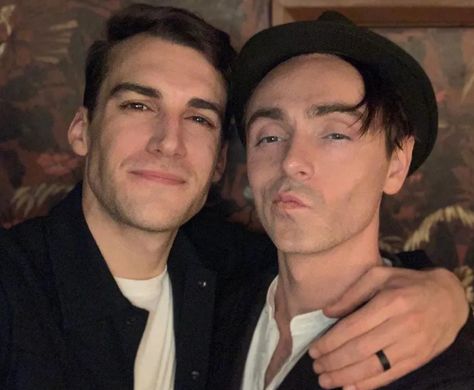 David Dawson with fiance Josh David Dawson, David D, Man Candy, Policeman, Freddie Mercury, Actors