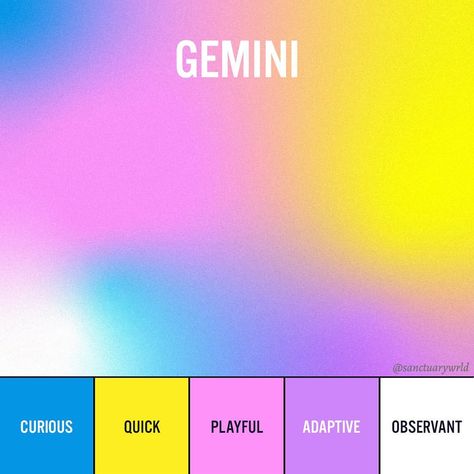 Oak Lawn Illinois, Gemini Color, Colors Of The Wind, Power Colors, Post Instagram, Gemini Zodiac, Three Words, Ying Yang, Aesthetic Pastel Wallpaper