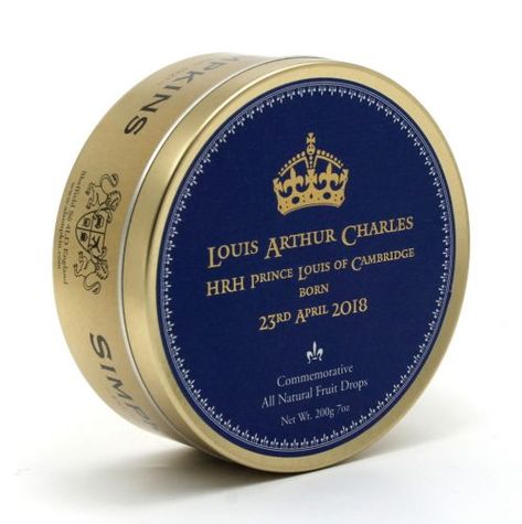 HRH Prince Louis of Cambridge Travel Tin Tin Packaging Design, Easy Diy Wedding Food, Luxury Tea Packaging, Fruit Logo Design Ideas, Diy Wedding Food, Fruit Logo Design, Wedding Food Menu, Wedding Food Stations, Fruit Logo