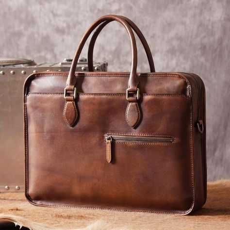 Business Bags Men, Laptop Business, Leather Business Bag, Vintage Briefcase, Laptop Bag Men, Leather Briefcase Men, Business Briefcase, Laptop Shoulder Bag, Laptop Briefcase