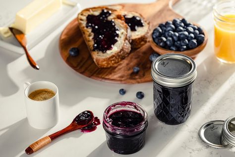 Blueberry Jam- Jam Maker Jam Maker Recipes, Blueberry Recipe, Jelly Maker, Jam Maker, Blueberry Jam Recipe, Jam Jam, Marmalade Recipe, Jam And Jelly, Blueberry Jam