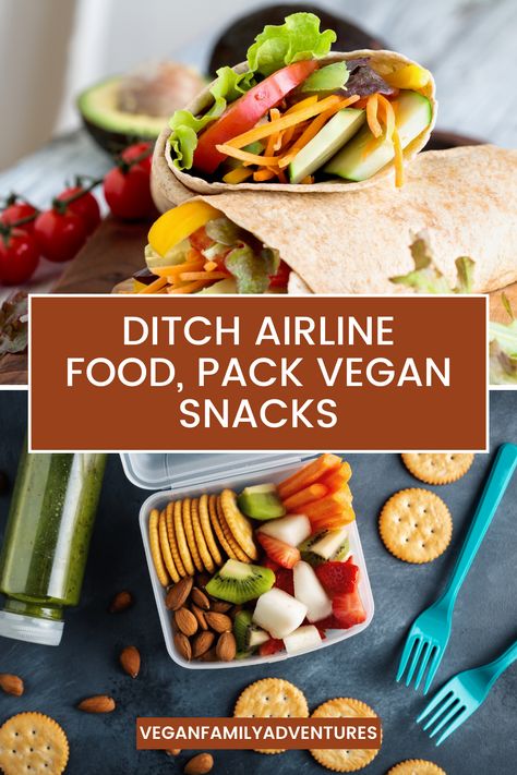 Don't rely on airline food! Pack your own healthy and eco-friendly vegan snacks for your next flight. Say goodbye to bland meals and hello to delicious and satisfying in-flight snacking. Vegan Plane Snacks, Vegan Travel Snacks, Airplane Food Ideas, Travel Snacks Airplane, Healthy Airplane Snacks, Flight Food, Plane Snacks, Airplane Snacks, Bland Meals