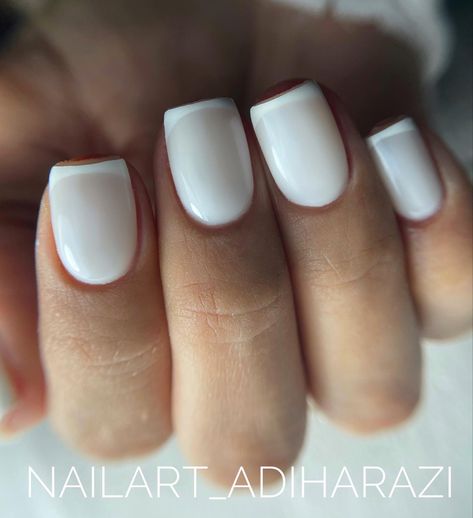 Funny Bunny French Nails, Funny Bunny Nails, Dip Nail Colors, White Tip Nails, Dip Nail, Bunny Nails, Toe Nail Color, Funny Bunny, Round Nails