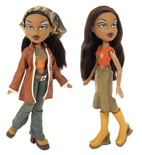 Bratz Sasha, Box Poster, Doll Therapy, Black Bratz Doll, Bratz Doll Outfits, Bratz Inspired Outfits, 00s Fashion, Disney Fun Facts, Green Box