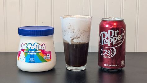 Fluffy Dr Pepper Jet Puffed Marshmallows, Carne Asada Fries, Drinking Vinegar, Craft Soda, Truffle Fries, Curly Fries, Beer Store, Marshmallow Creme, Marshmallow Fluff