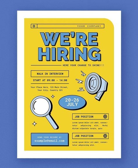 We're Hiring! Looking for talented individuals to join our team. Check out our flyer template and spread the word! #hiring #jobs . #Aesthetic_Hiring_Poster #For_Hire_Poster #Flyers_Ideas_Design #Career_Expo_Poster Aesthetic Hiring Poster, Flyers Ideas Design, For Hire Poster, Now Hiring Graphic, We're Hiring Ig Post, Now Hiring Poster Design, We Hiring Poster Design, We’re Hiring Poster, Hiring Graphic Designer Poster