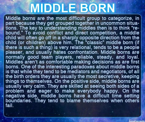 1000+ Middle Child Quotes on Pinterest | God, Brother and We Middle Child Quotes, National Middle Child Day, Middle Child Humor, Middle Child Syndrome, Child Quotes, Social Health, Growing Up With Siblings, Libra Woman, Magically Delicious