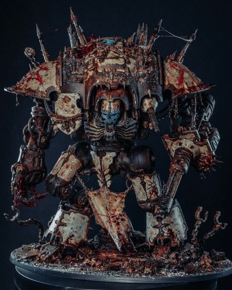 Chaos Knight 40k Art, Imperial Titans 40k, Chaos Knights 40k, Imperial Knight 40k, 40k Titan, Knight 40k, Knights 40k, Warhammer Marine, Chaos Knight