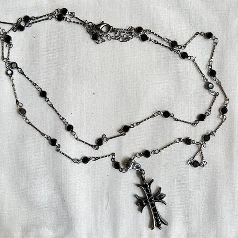 Vintage cross necklace