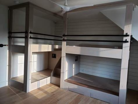 Quad Bunk Beds, 1st Of April, Bunk Bed Plan, L Shaped Bunk Beds, Norway House, Bunk Bed Rooms, Custom Bunk Beds, Diy Bunk Bed, Bunk Beds Built In