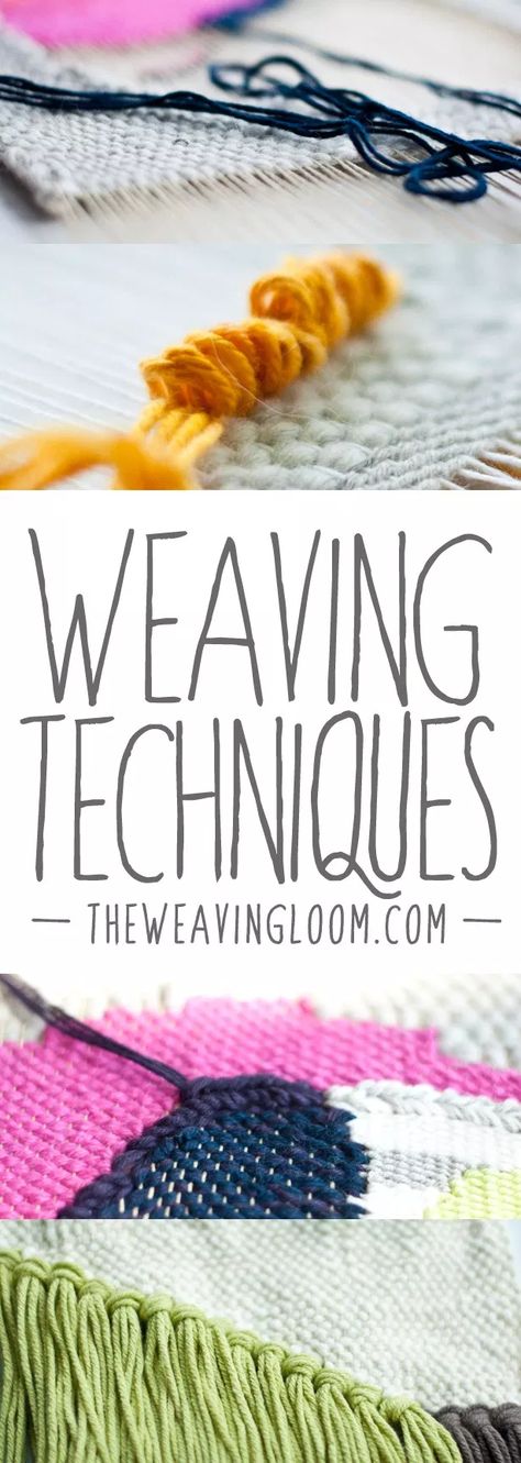 Weaving Techniques | The Weaving Loom Pin Loom, Weaving Wall Hanging, Weaving Tutorial, Heddle Loom, Diy Weaving, Weaving Loom, Weaving Textiles, Weaving Projects, Weaving Patterns