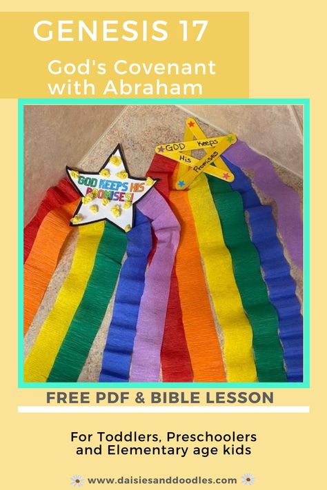 God’s covenant with Abraham was to make a mighty nation out of his descendants, even though he had no children. His promise to Abraham was also a promise to us. Even though we are not perfect, God has a plan for all of our lives. Preschool Abraham Craft, Abraham Promise Craft, Sarah And Abraham Craft For Kids, God's Covenant With Abraham Craft, God's Promise To Abraham Craft, Father Abraham Craft Sunday School, Abraham Sunday School Craft, Gods Promise To Abraham, Abraham Crafts Sunday School