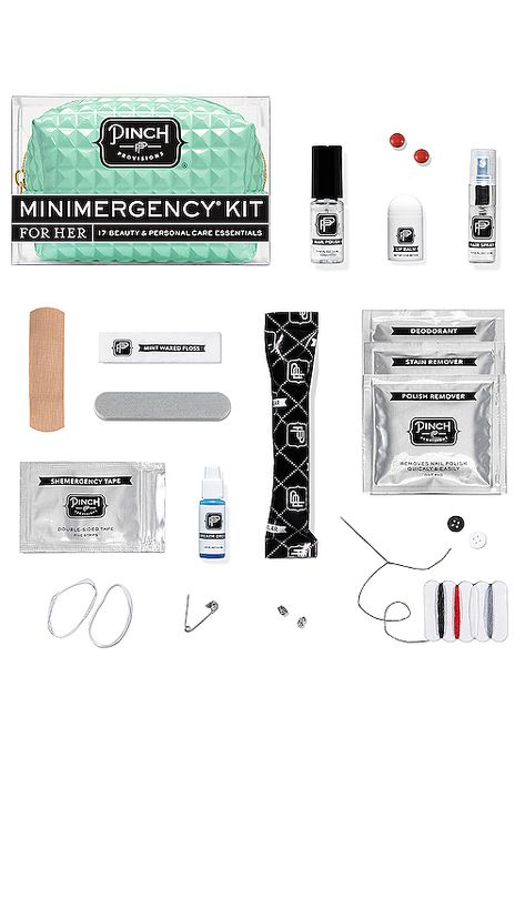 Pinch Provisions Edge Minimergency Kit in Mint | REVOLVE Backpack Packing List, Carry On Packing List, Bookbag Purse, Remove Deodorant Stains, Minimergency Kit, Candy Striper, Backpack Packing, Ultimate Packing List, Glitter Bomb