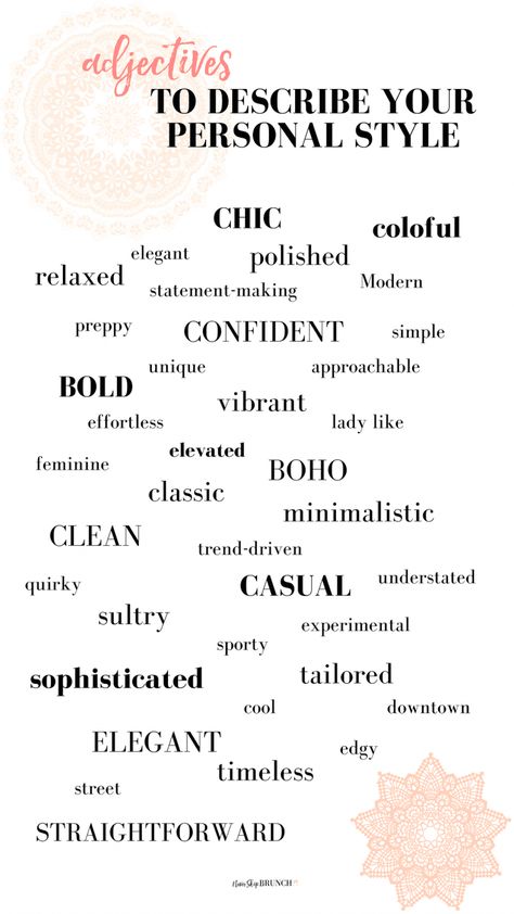 Style Adjectives, Fashion Archetypes, Types Of Aesthetics Styles, Fashion Glossary, Cube Ideas, Fashion Styles Types, Description Writing, Personal Style Types, Wardrobe Plan