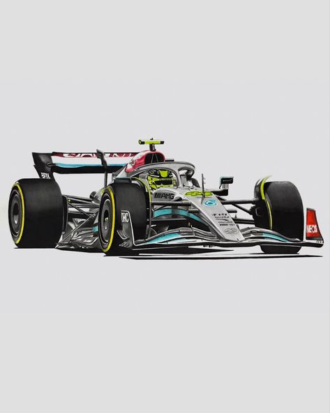 Mercedes F1 Drawing, F1 Drawing, F1 Hamilton, Mercedes Petronas, F1 Legends, Grand Prix Posters, Mercedes Amg Petronas, F1 Art, F1 Wallpaper Hd