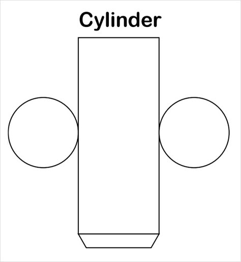 Cylinder Template, Foldables Templates, Paper Box Template, Cake Templates, Shape Templates, Woodworking Projects For Kids, Shapes Activities, 3 R, Fall Coloring Pages