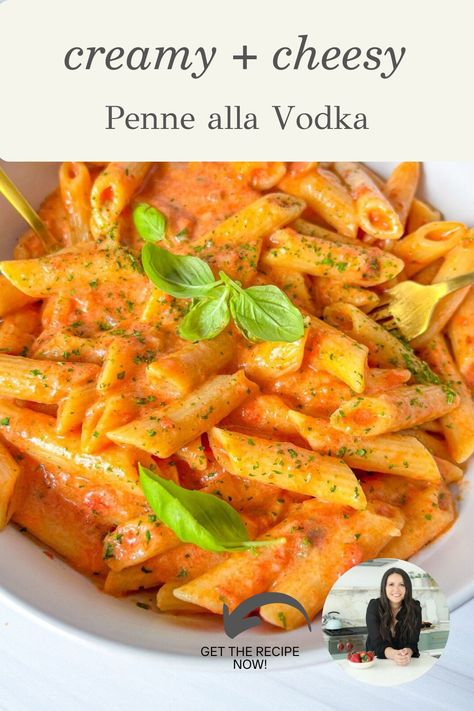 #penneallavodka #penne #pastarecipes Penna Alla Vodka Recipes, Penne Alla Vodka Recipe, The Modern Nonna, Modern Nonna, Penne Vodka, Cashew Cream Sauce, Penne Alla Vodka, Meals Of The Day, Alla Vodka