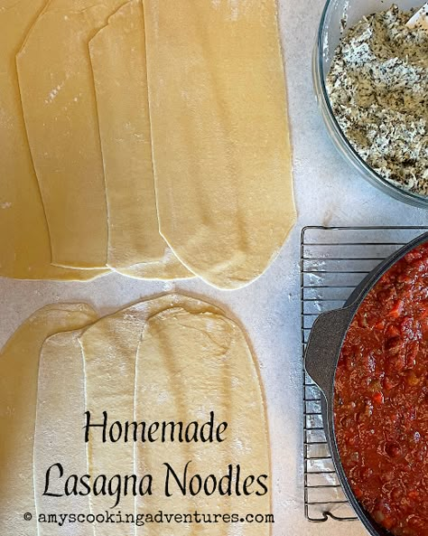 Homemade Lasagna Noodles Lasagne Noodles Homemade, Homemade Pasta Lasagna Noodles, Lasagna Noodle Substitute, Lasagna Recipe Homemade Sauce, How To Make Homemade Lasagna Noodles, Homemade Lasagna Pasta Dough, Lasagne Noodles Recipe, Homemade Lasagna Sheets Recipe, Fresh Lasagna Noodles