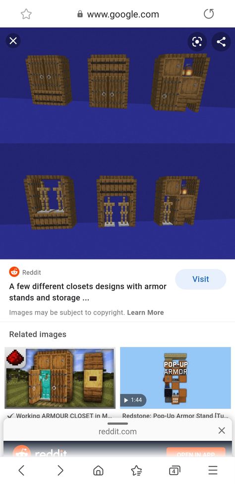 Armour Room Minecraft Ideas, Minecraft Closet Design, Minecraft Armour Room, Armor Room Minecraft, Minecraft Closet, Minecraft Hogwarts, Closet Minecraft, Interior Minecraft, Casa Interior