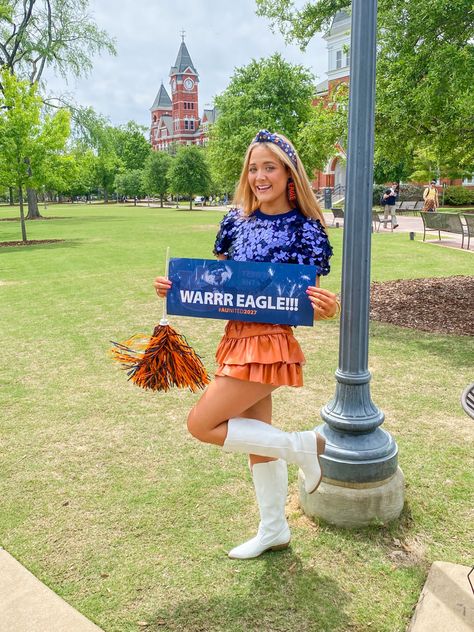 Auburn University Sorority, Auburn University Game Day Outfits, Preppy Game Day Outfit, Auburn Football Outfits, Auburn Game Day Outfits, Genevieve Core, Auburn Outfits, Auburn Gameday Outfit, Auburn Gameday