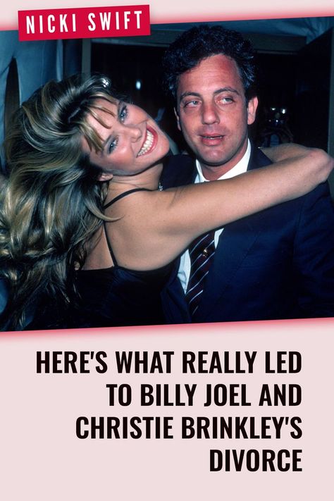 News of Billy Joel and Christie Brinkley's divorce came as a shock to many. Here's why their marriage came crashing down like a house of cards. #BillyJoel #ChristieBrinkley #Music Christie Brinkley Age, Christie Brinkley Plastic Surgery, Christie Brinkley Young, Billy Joel Christie Brinkley, Christie Brinkley Hair, Christy Brinkley, Christie Brinkley Style, Christie Brinkley, Billy Joel