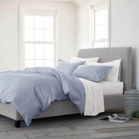 Ecopure Full/queen 3pc Comfort Wash Comforter Set Light Blue: Organic Cotton, 200 Thread Count, Includes Shams : Target Light Blue Comforter, Blue Comforter Sets, Blue Comforter, Blue Duvet, Reversible Duvet Covers, King Comforter Sets, Cotton Comforters, Queen Comforter Sets, Queen Comforter