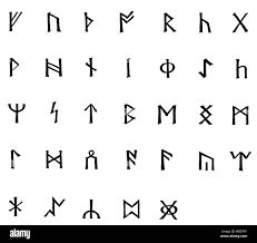 RUNES - ANGLO SAXON RUNES Among the most widely used of Runes are those of the Anglo-Saxon alphabet, which was derived from the Germanic runes - especially those used in Schleswig-Holstein. By Anglo Saxon Alphabet, Saxon Runes, Germanic Runes, Anglo Saxon Runes, Runes, Alphabet, Resolution, High Resolution, Im Not Perfect