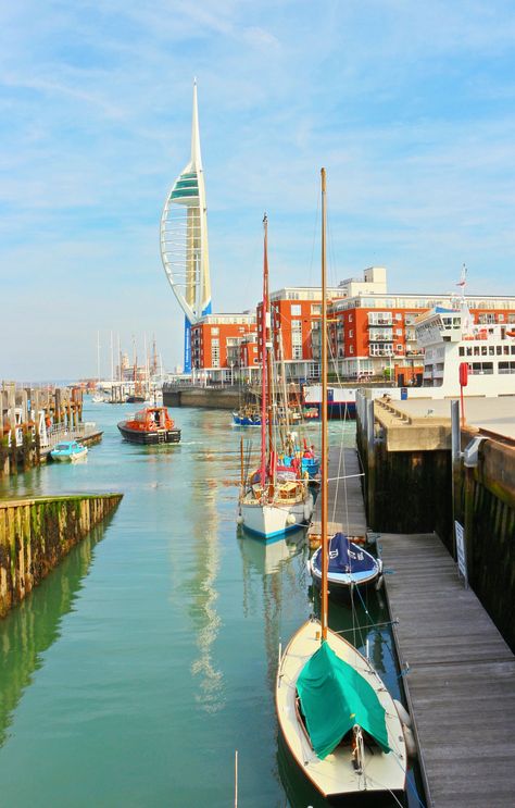 https://flic.kr/p/WY3eR8 | Portsmouth | Old Portsmouth, Southsea, Spice Isalnd and Gunwharf Quays in Portsmouth Hampshire Portsmouth Harbour, Portsmouth England, Hampshire England, Aesthetic Guys, Travel Inspired, Portsmouth, Hampshire, Random Things, Travel Posters