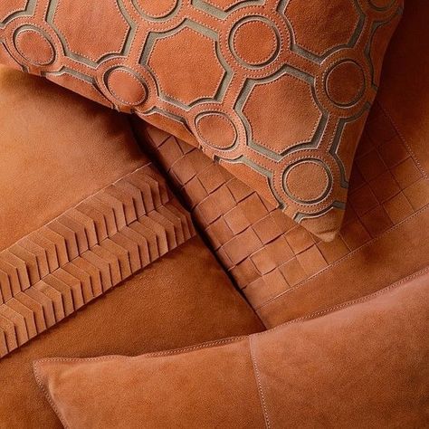 Luxury Leather Furniture, Tuscany Kitchen, City Bedroom, Leather Cushions, Suede Pillows, Kitchenware Store, Room Redo, Leather Cushion, Velvet Pillow Covers