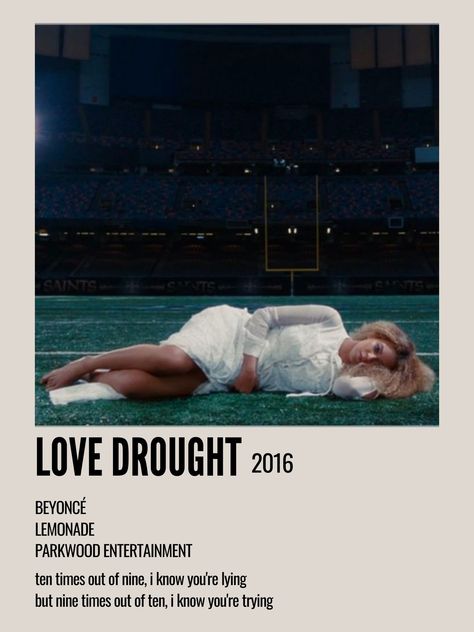 Love Drought Beyonce, Love Drought, Beyonce Lemonade, Aesthetic Polaroid, Minimalist Posters, Minimal Aesthetic, Pinterest Board, Minimalist Poster, Time Out