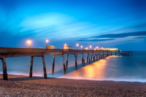 Town Landscape, British Seaside, Deal Kent, My Kind Of Town, Seaside Town, Seaside Towns, Long Exposure, Uk Travel, Vacation Destinations