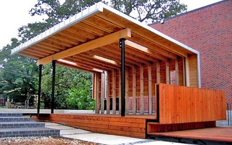 Washington Elementary School - Fayetteville Backyard Stage, Cafe Bookstore, Outdoor Pavillion, Band Stage, Luxury Landscape, Camping Ground, Outdoor Learning Spaces, Stage Ideas, Outdoor Stage