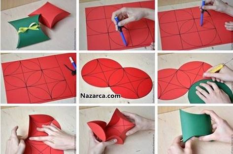 fon-kartonundan-basit-ve-kolay-hediye-paketi-yapimi Origami, Bullet Journal, Gift Ideas, Gifts